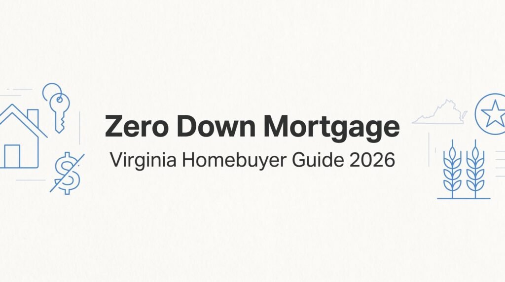 Zero Down Mortgage in Virginia: How to Buy a Home With No Money Down in 2026